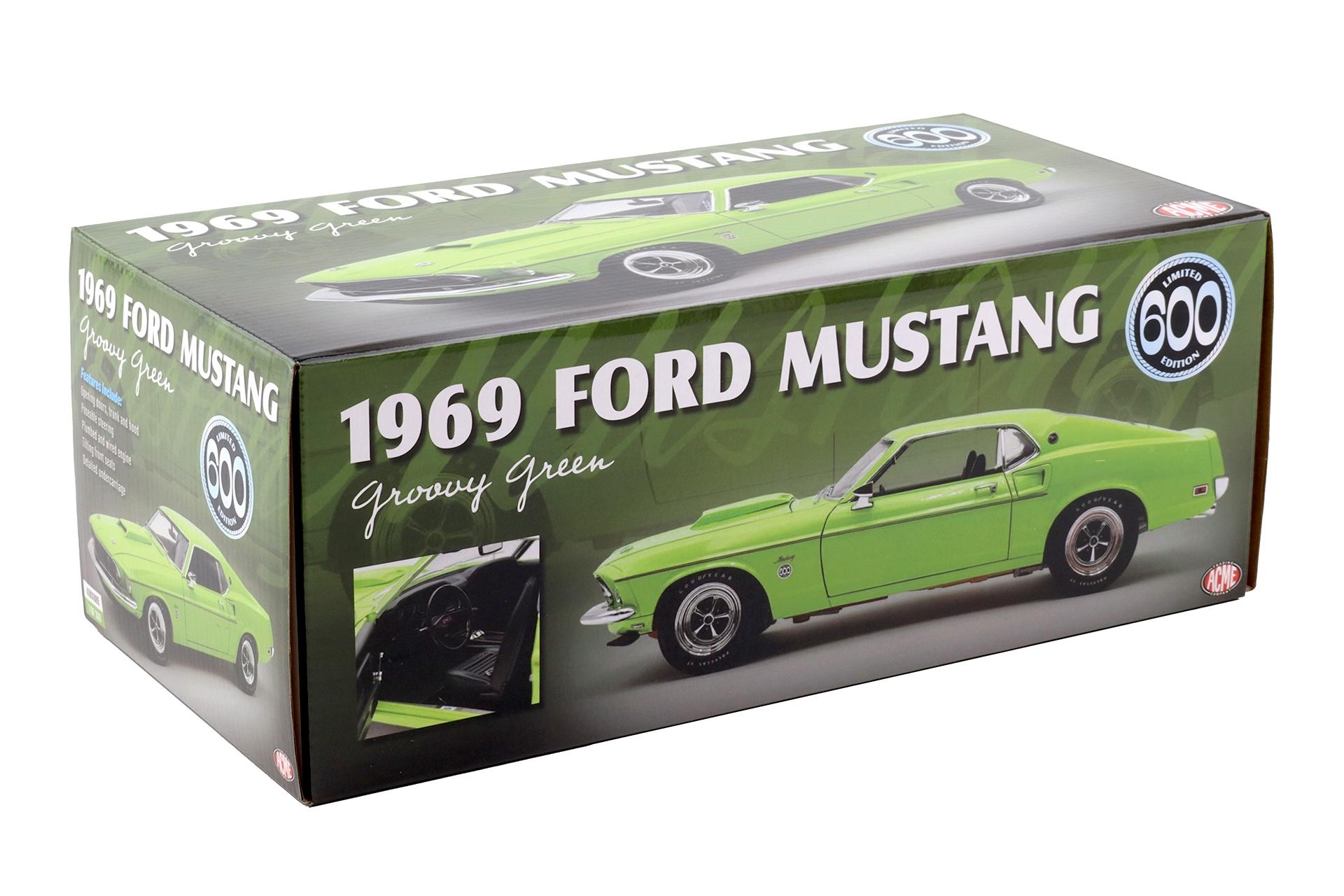 1:18 ACME 1969 Ford Mustang 600 Coupe Groovy green Limited