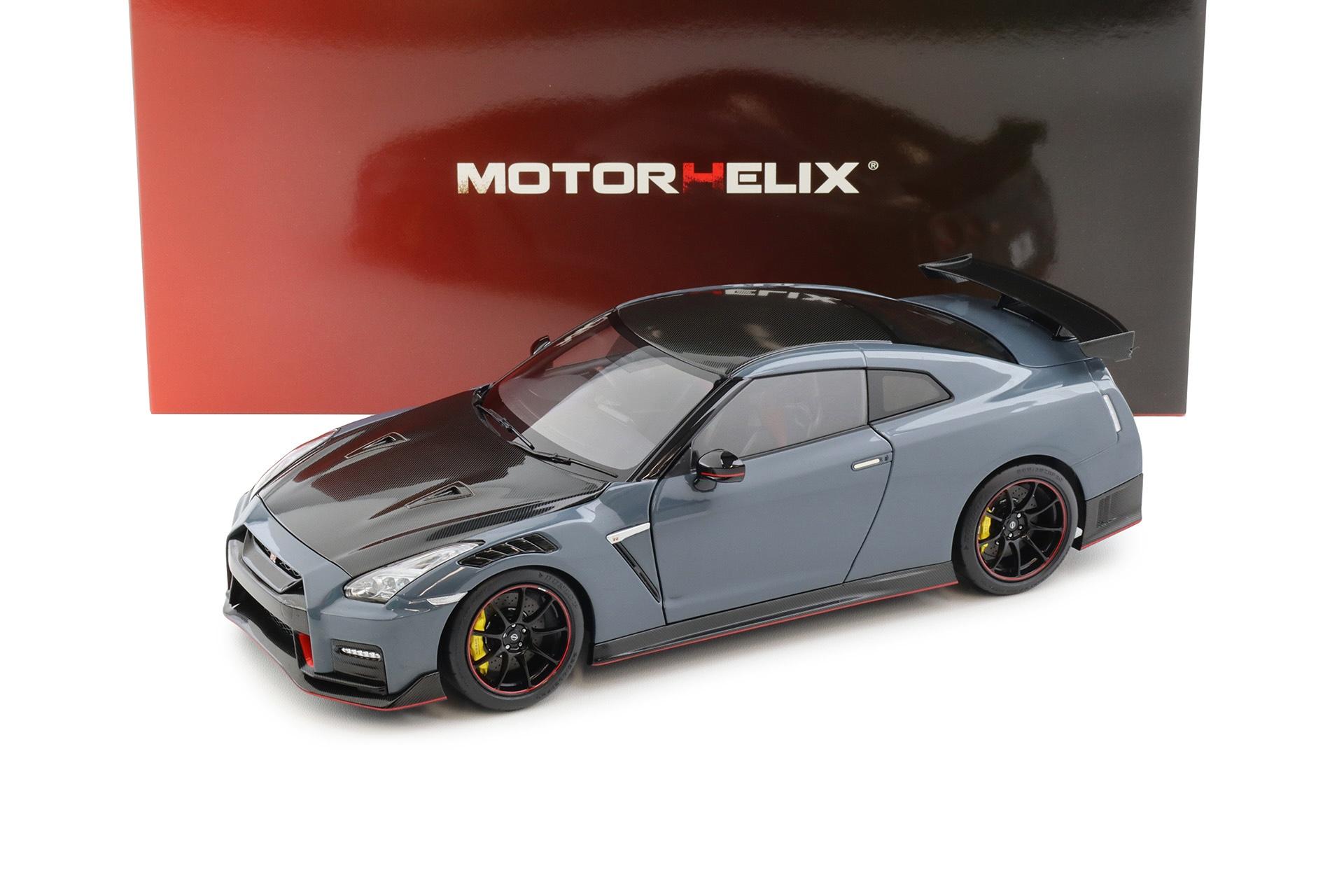 1:18 Motorhelix Nissan GT-R Nismo R35 Special Edition 2022 Nismo Stealth grey M83530