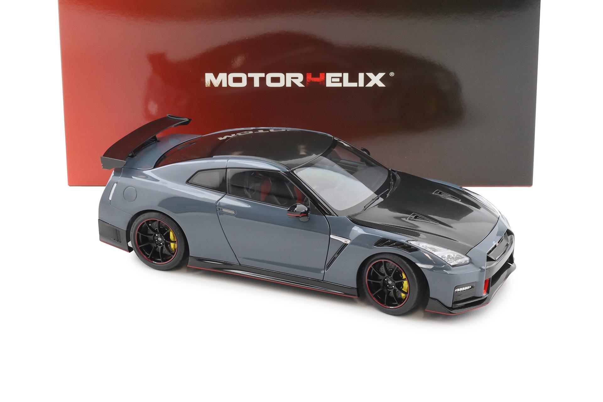 1:18 Motorhelix Nissan GT-R Nismo R35 Special Edition 2022 Nismo Stealth grey M83530