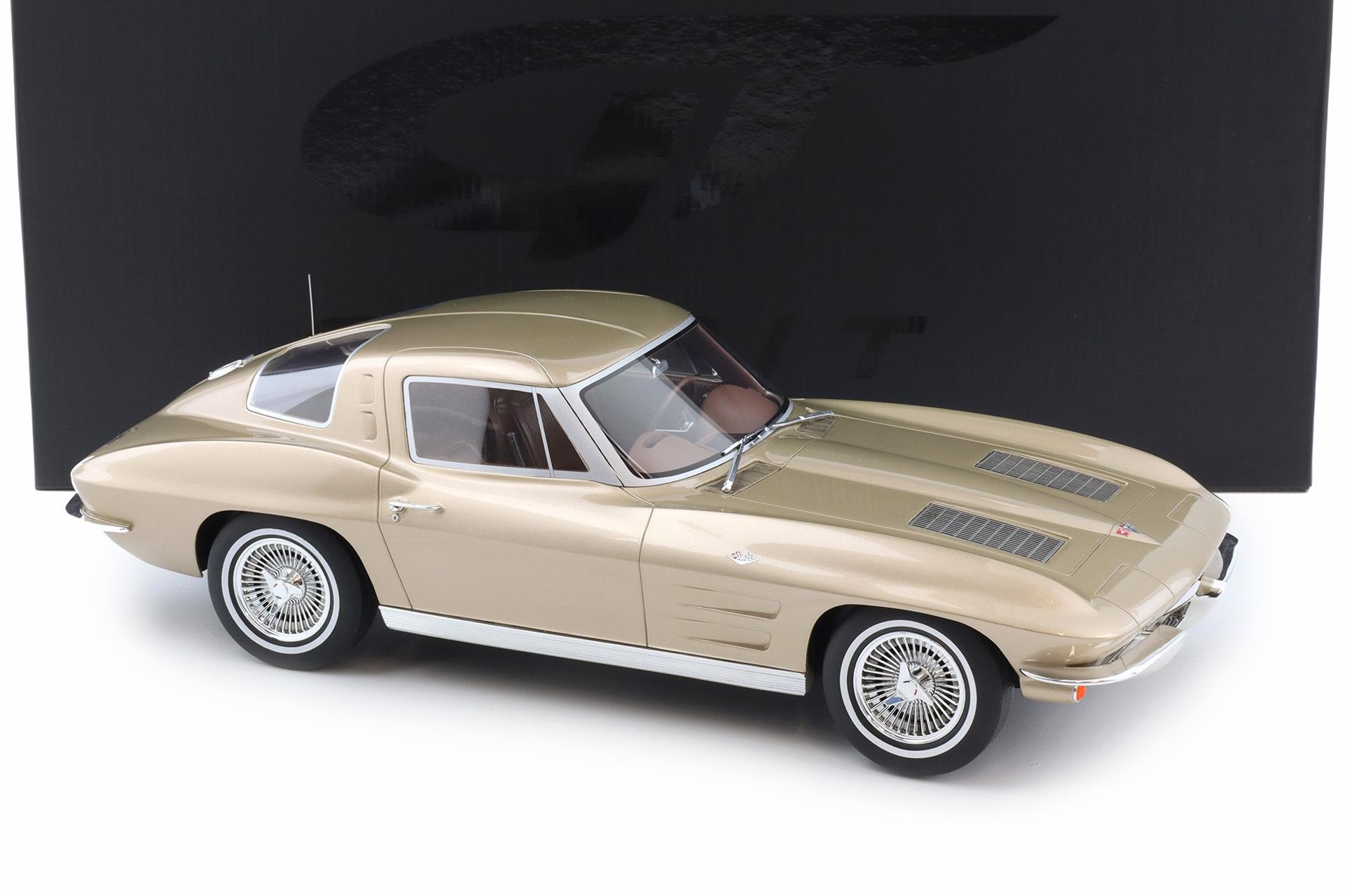 1:12 GT Spirit GT1004 Chevrolet Corvette C2 Coupe Saddle Tan beige 1963