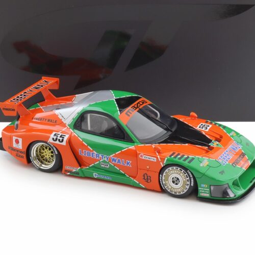 1:18 GT Spirit GT568 Mazda RX7 LB-WORKS LB Super Silhouette Renown 2024 green/ orange