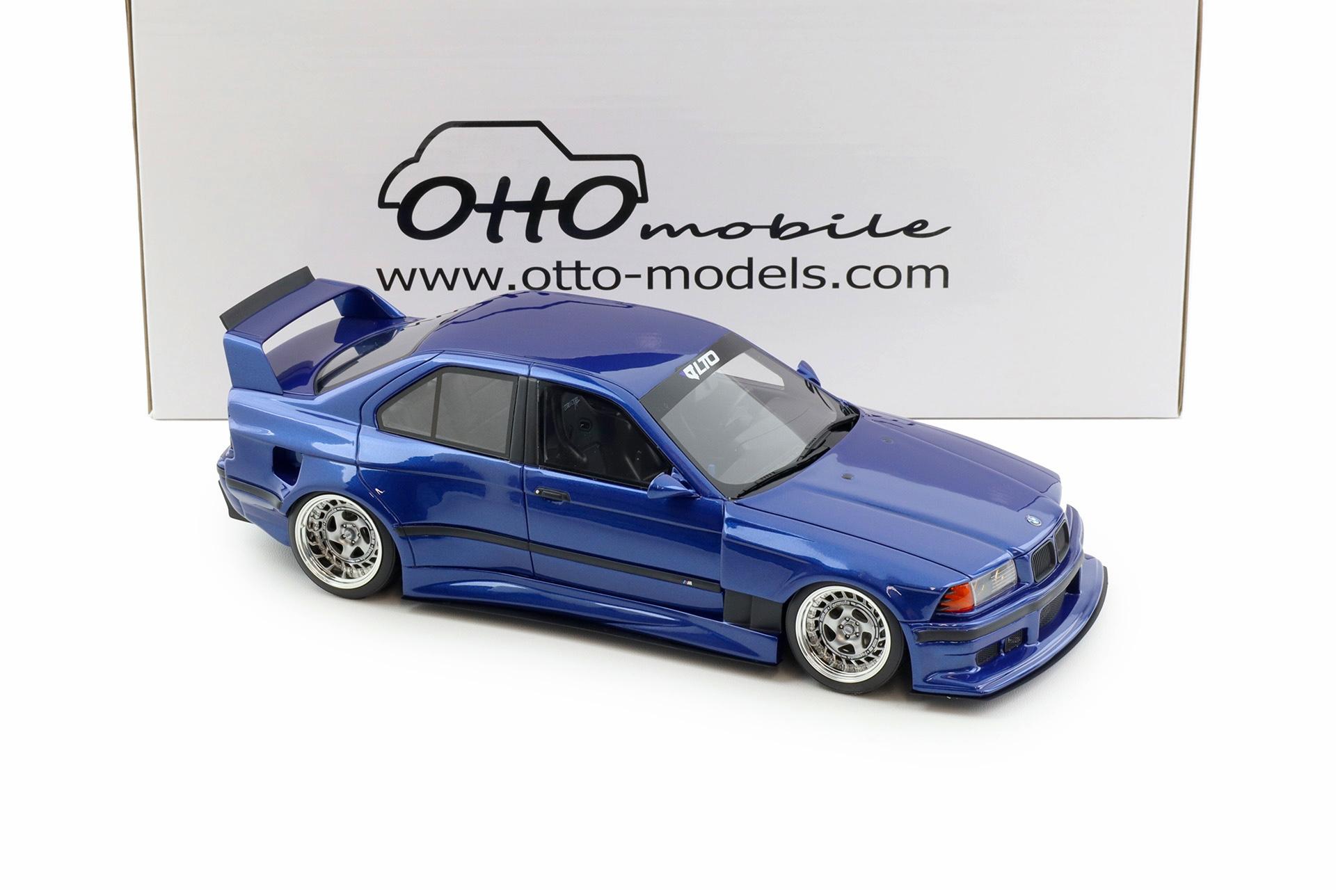 1:18 OTTO mobile OT1174 BMW E36 LTO Sedan Turbo Khyzyl Saleem Avus blue 2023