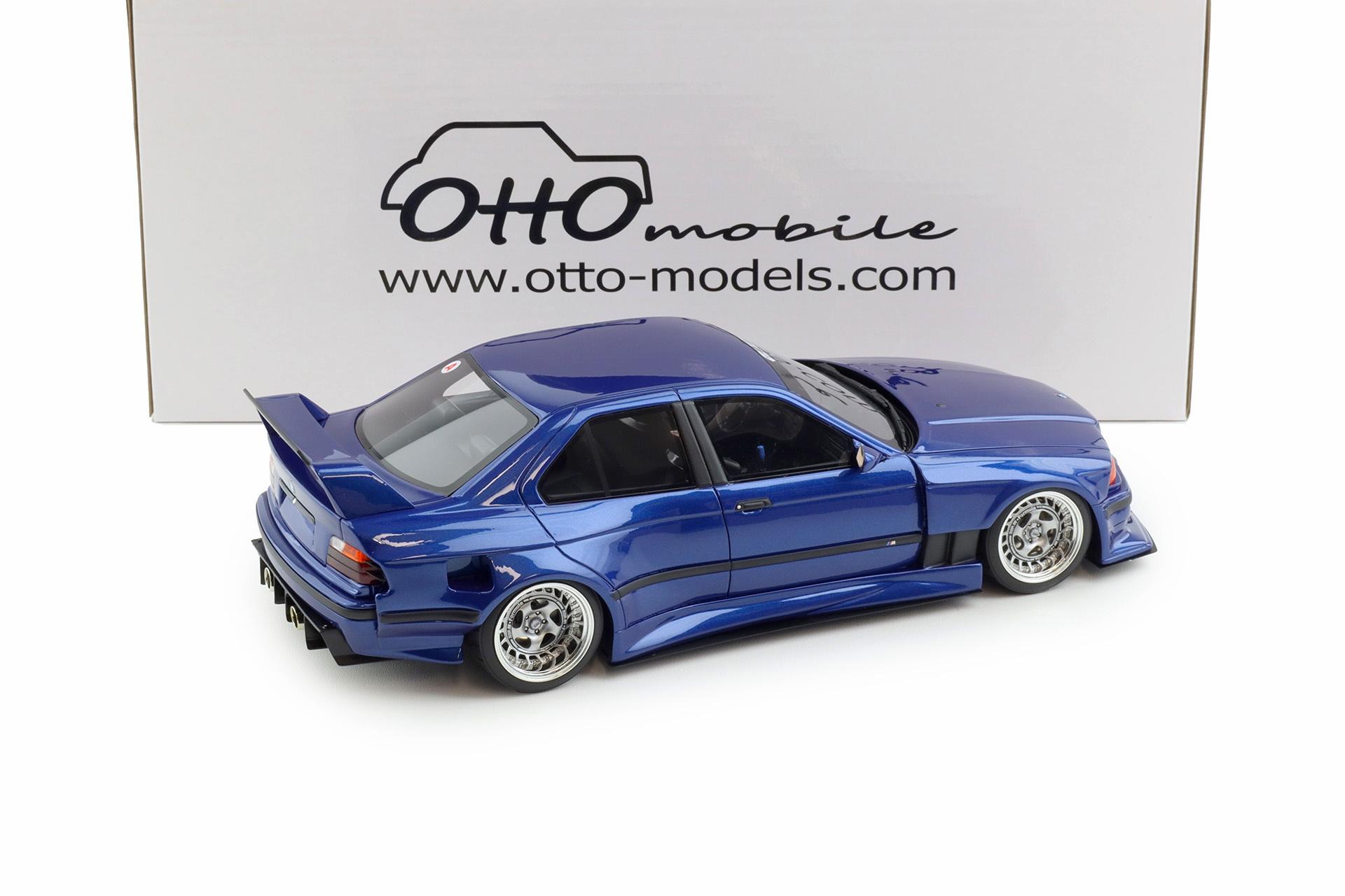 1:18 OTTO mobile OT1174 BMW E36 LTO Sedan Turbo Khyzyl Saleem Avus blue 2023
