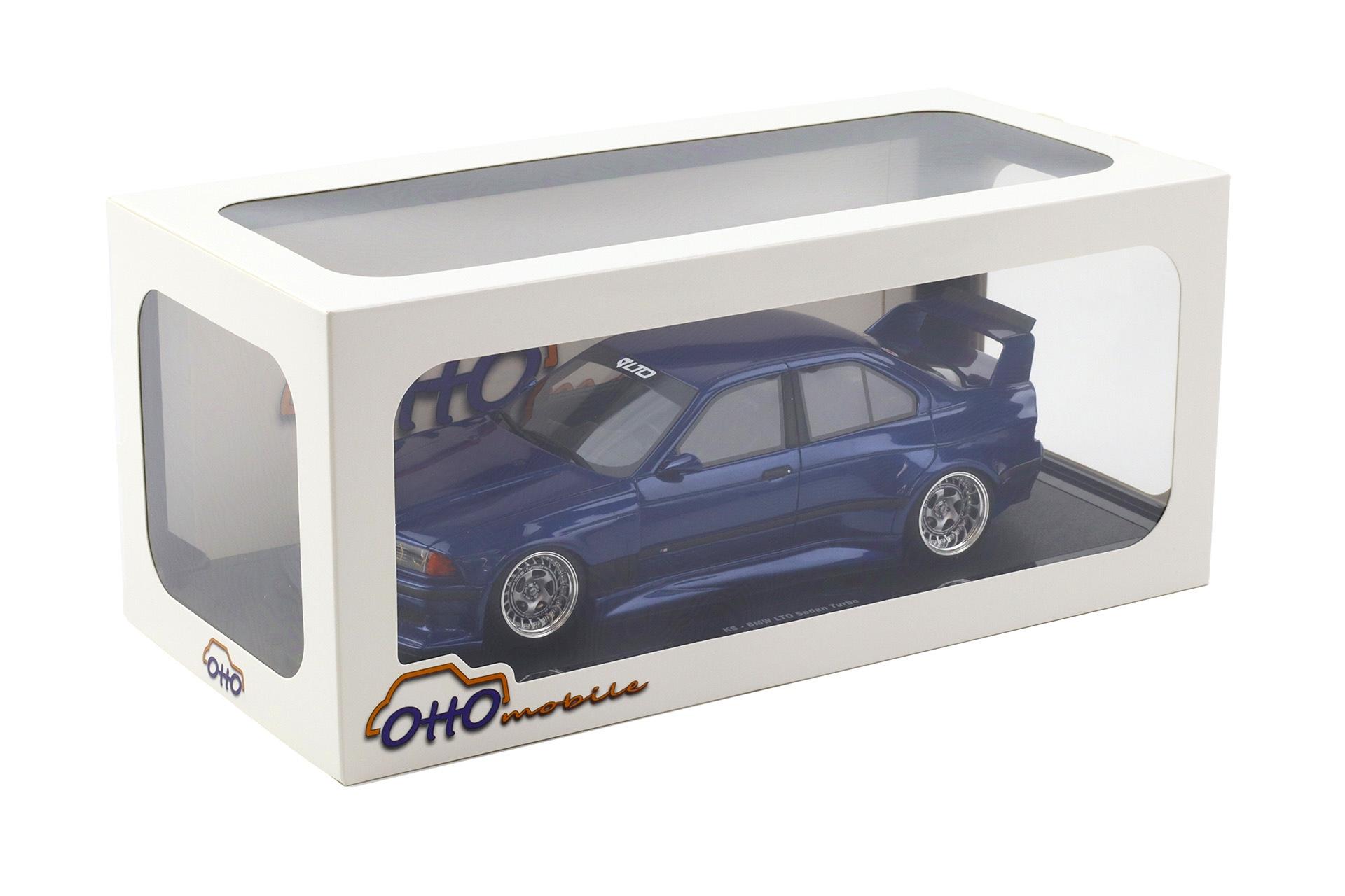 1:18 OTTO mobile OT1174 BMW E36 LTO Sedan Turbo Khyzyl Saleem Avus blue 2023