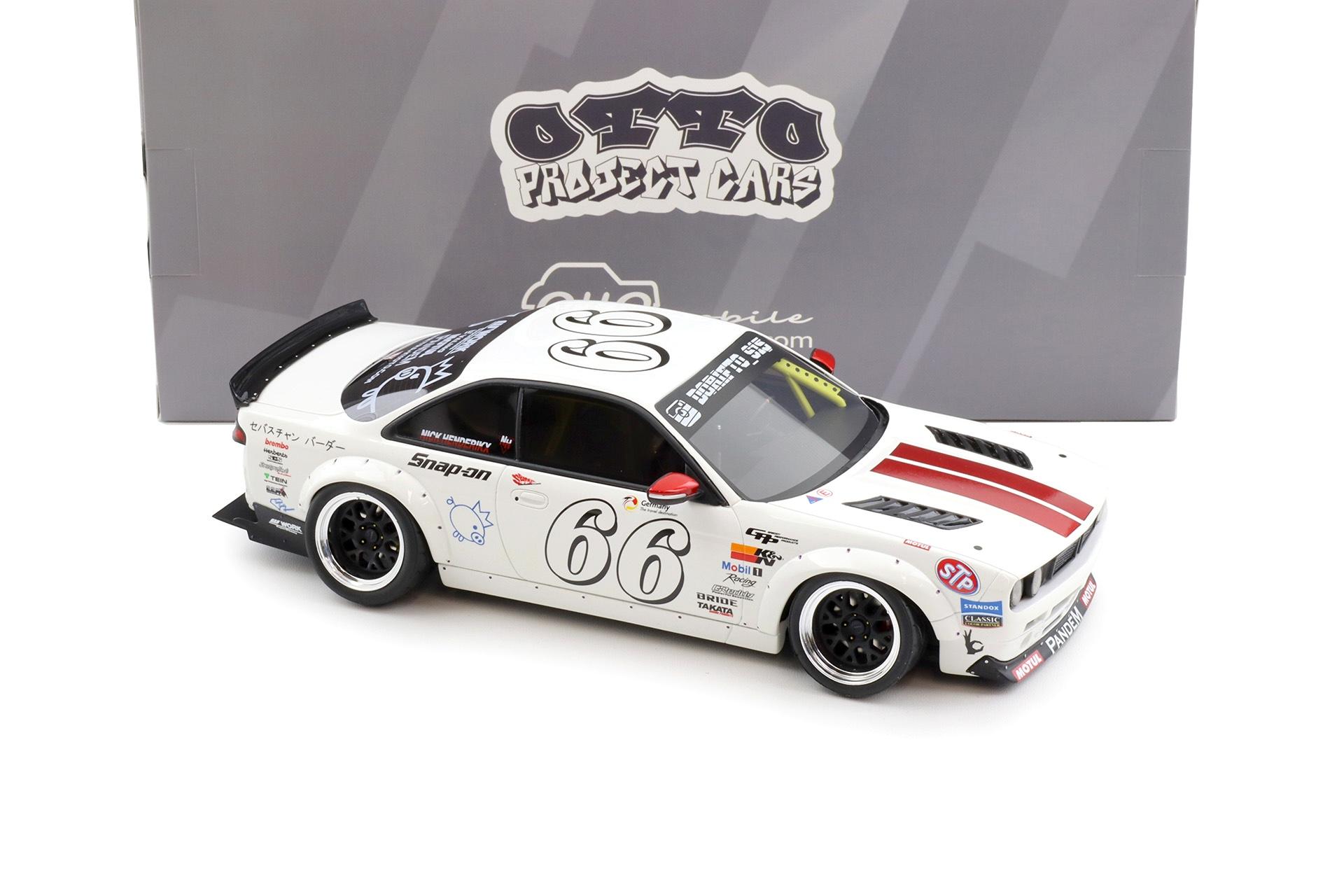1:18 OTTO mobile OT1240 Nissan Silvia S14 BOSS Rocket Bunny white 2024