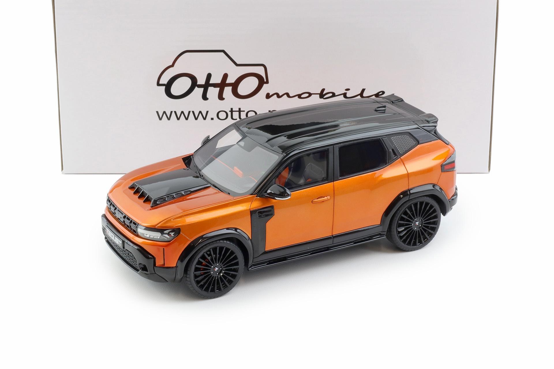 1:18 OTTO mobile OT1316 Dacia Duster Redust Sport 4x2 Hybrid orange 2025