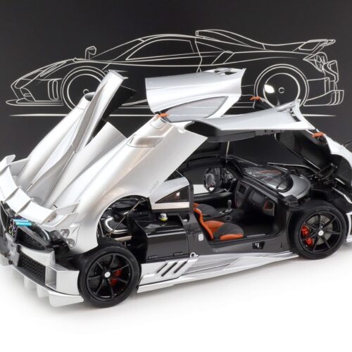 1:18 LCD Models Pagani Imola Coupe 2020 silver metallic LCD18023-SI