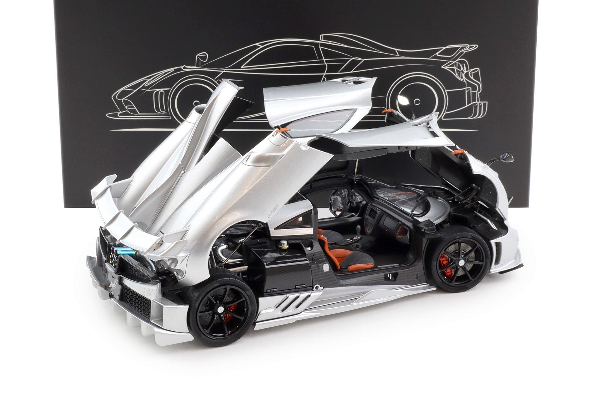 1:18 LCD Models Pagani Imola Coupe 2020 silver metallic LCD18023-SI