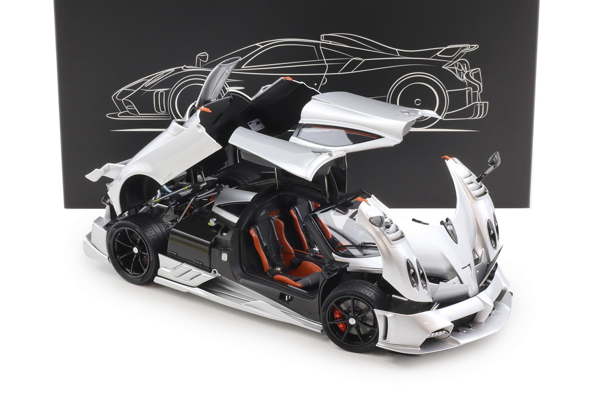 1:18 LCD Models Pagani Imola Coupe 2020 silver metallic LCD18023-SI