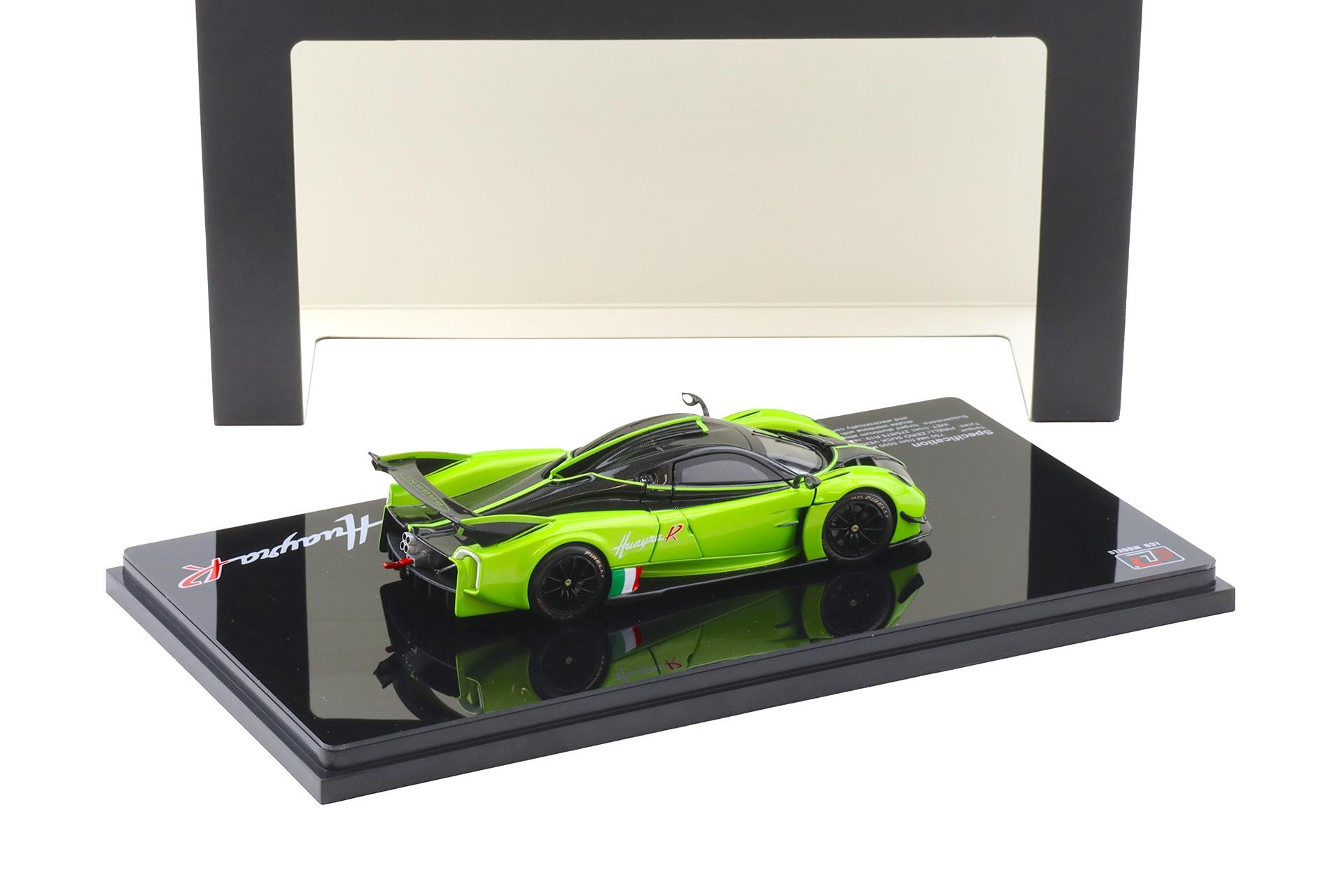 1:43 LCD Models Pagani Huayra R 2021 green metallic/ Carbon LCD43017-GR