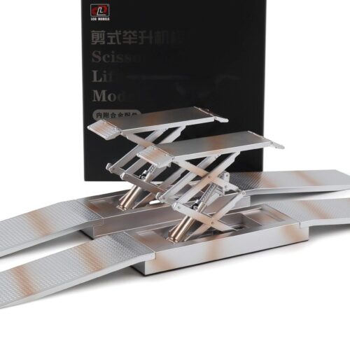 1:18 LCD Models Zubehör DIE-Cast Hebebühne Scissor Lift silver LCD18026-SI