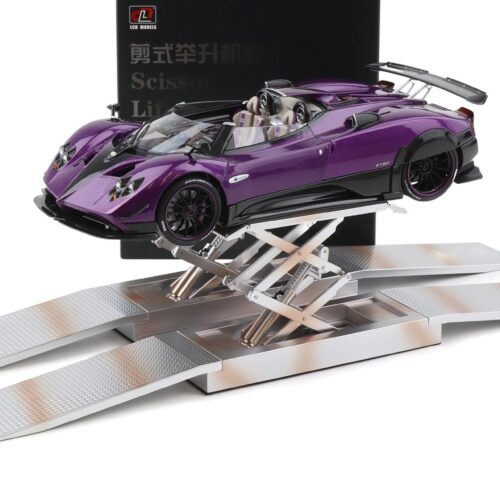 1:18 LCD Models Zubehör DIE-Cast Hebebühne Scissor Lift silver LCD18026-SI