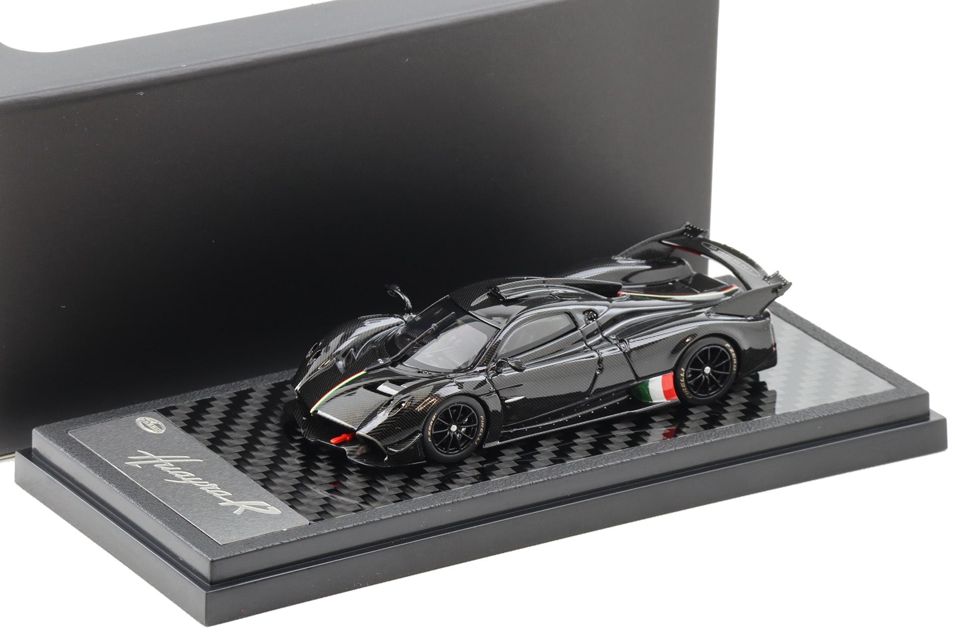 ID 114689 orig.jpg 1:64 LCD Models Pagani Huayra R 2021 Full Carbon black/ Italian flag LCD64028-CBI