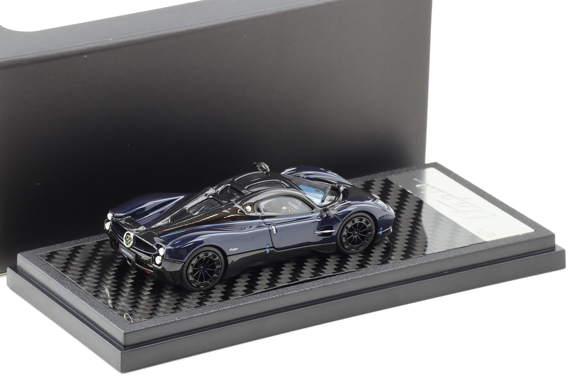 1:64 LCD Models Pagani Utopia Coupe Full Carbon blue/ black LCD64039-BB