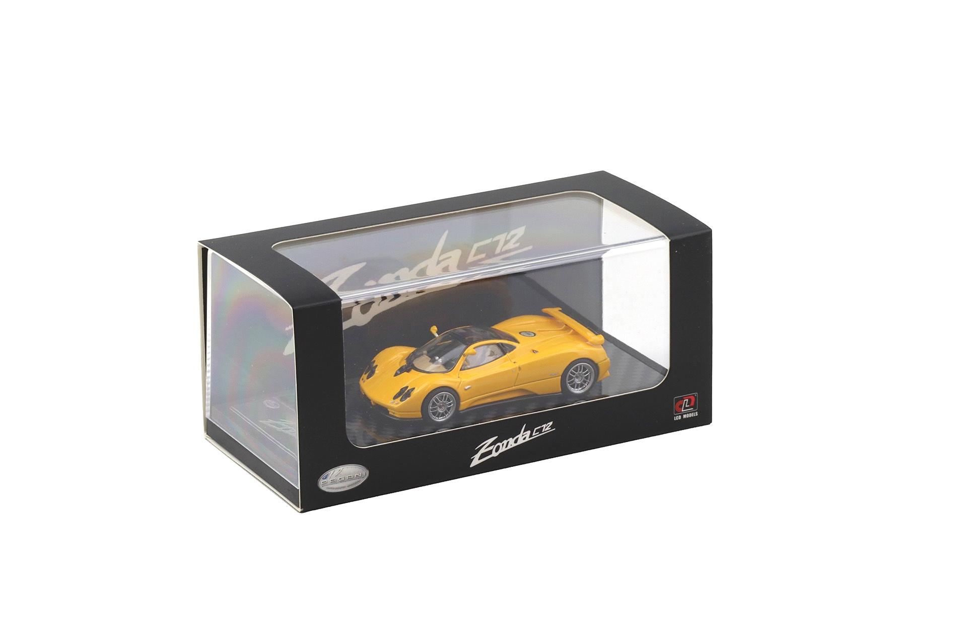 1:64 LCD Models Pagani Zonda C12 Coupe yellow LCD64044-YE