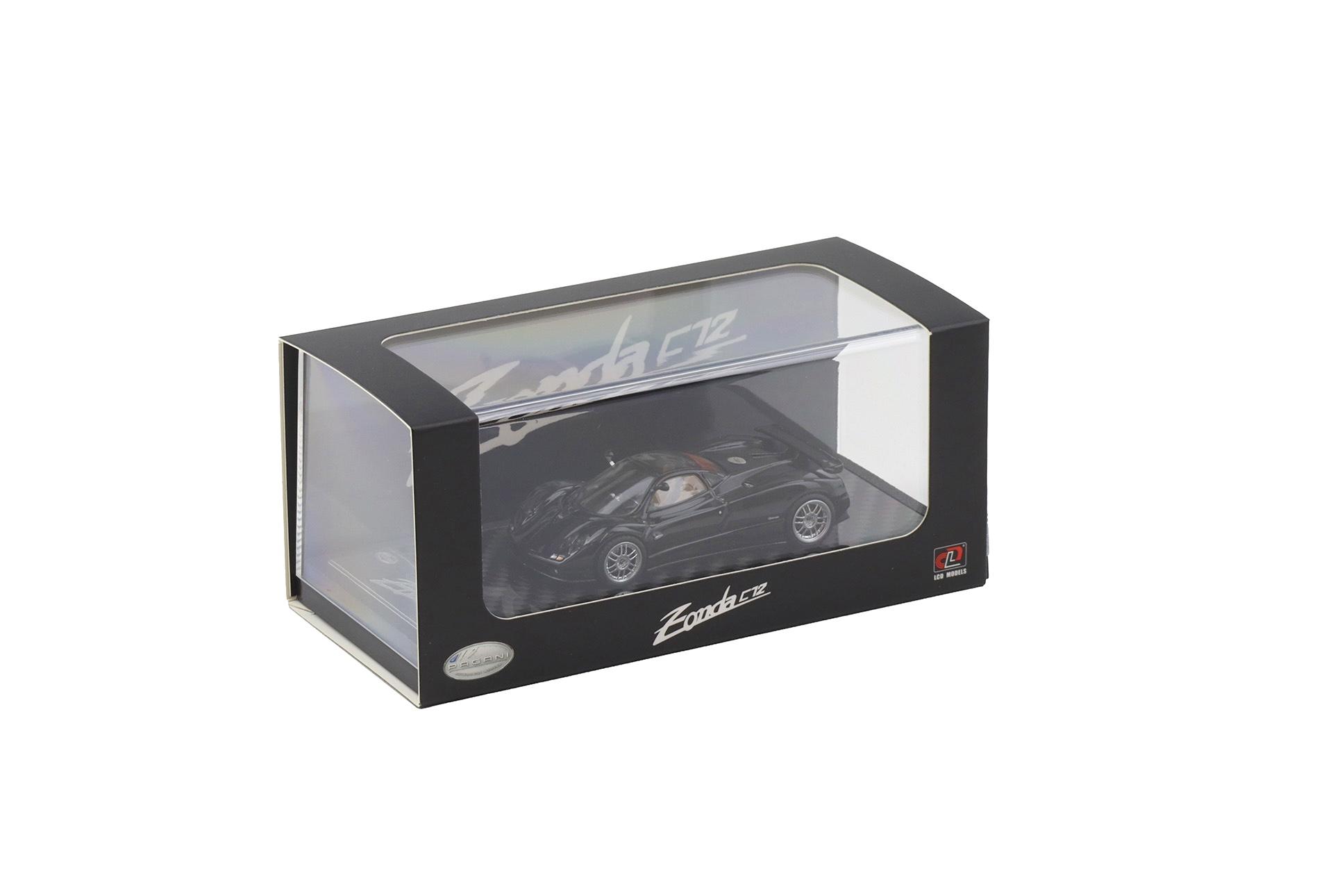 1:64 LCD Models Pagani Zonda C12 Coupe black LCD64044-BL