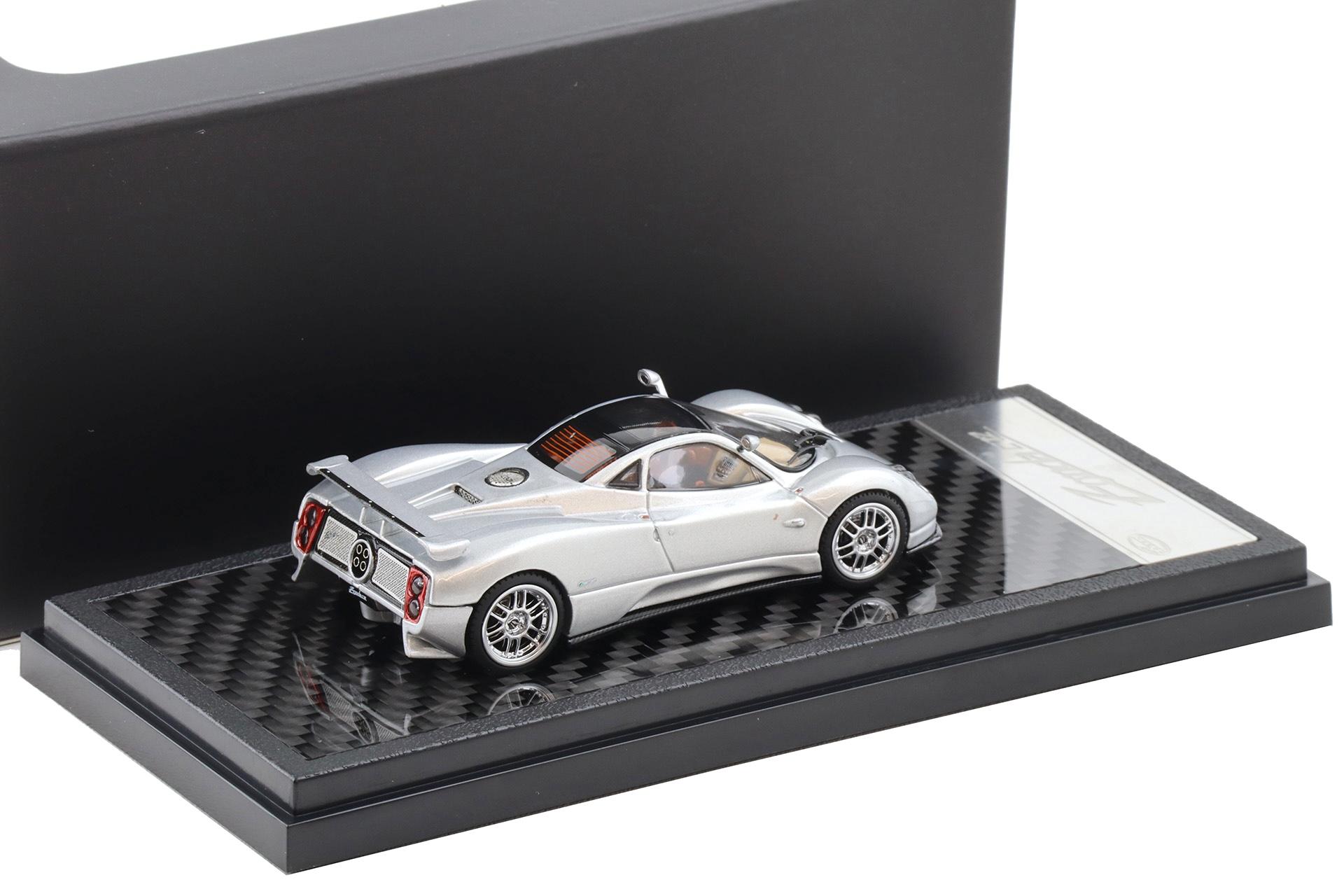 1:64 LCD Models Pagani Zonda C12 Coupe silver metallic LCD64044-SI