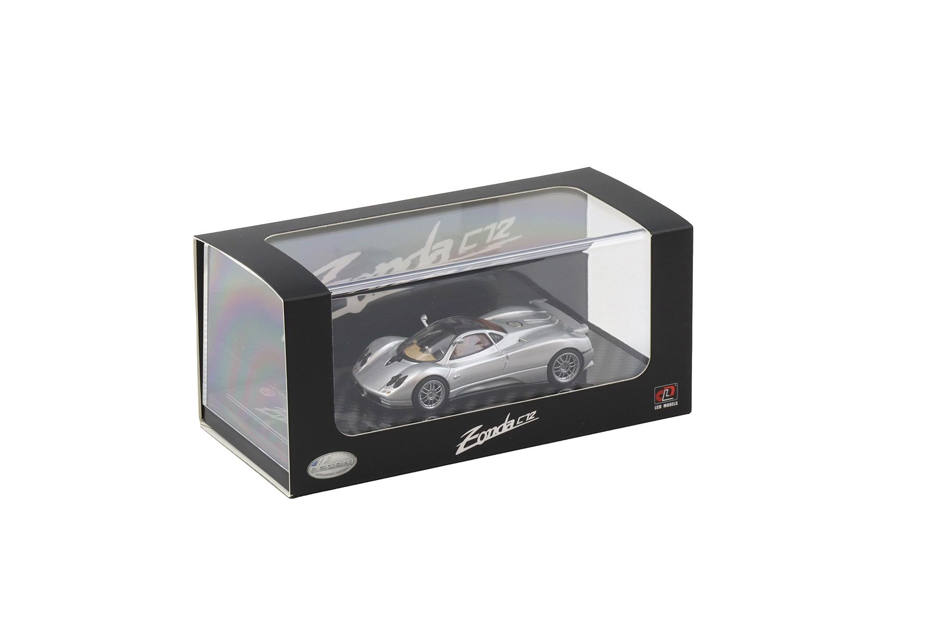1:64 LCD Models Pagani Zonda C12 Coupe silver metallic LCD64044-SI