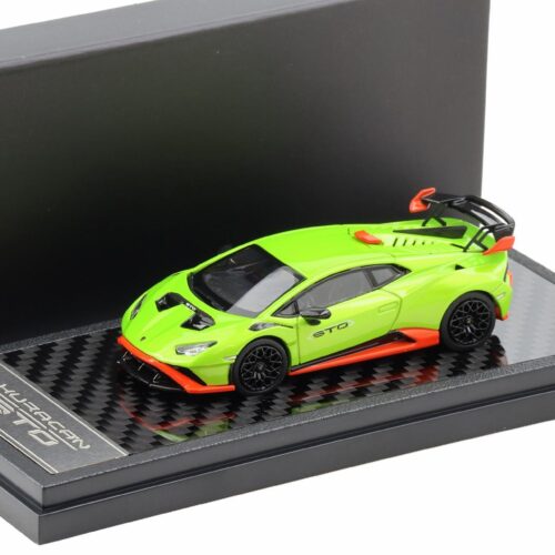1:64 LCD Models Lamborghini Huracan STO Coupe green metallic/ orange LCD64043-GR