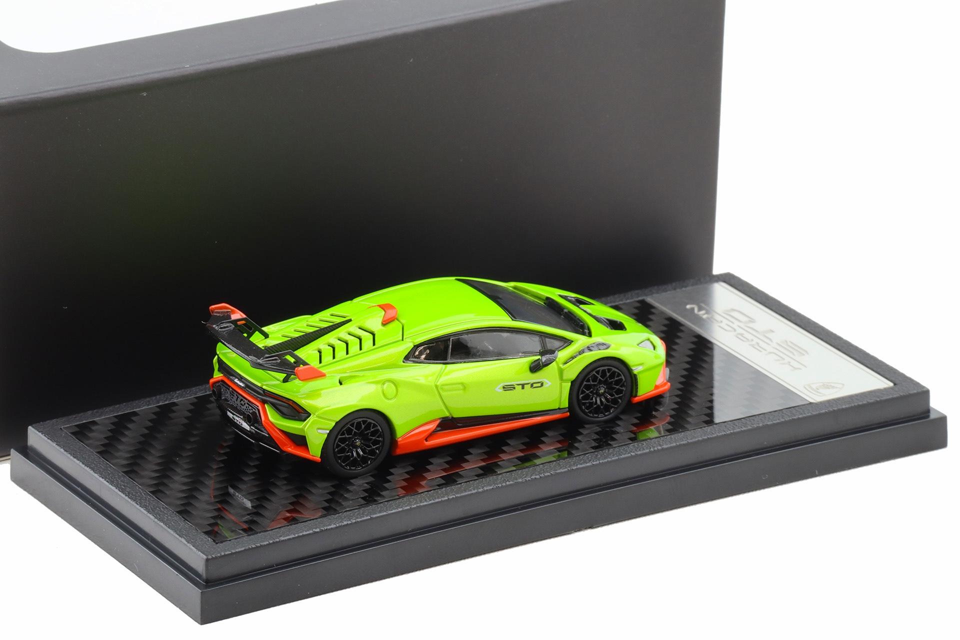 1:64 LCD Models Lamborghini Huracan STO Coupe green metallic/ orange LCD64043-GR