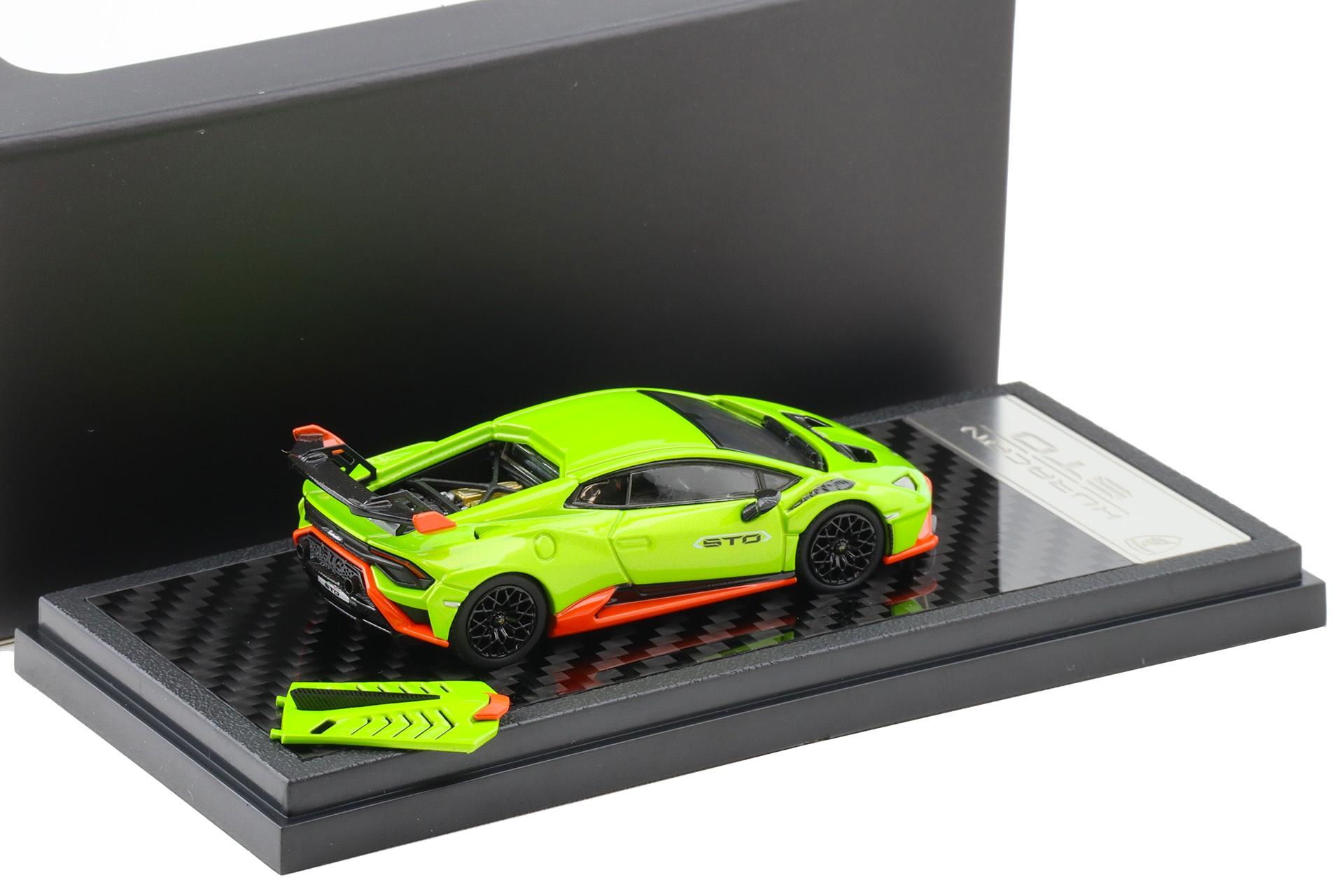 1:64 LCD Models Lamborghini Huracan STO Coupe green metallic/ orange LCD64043-GR
