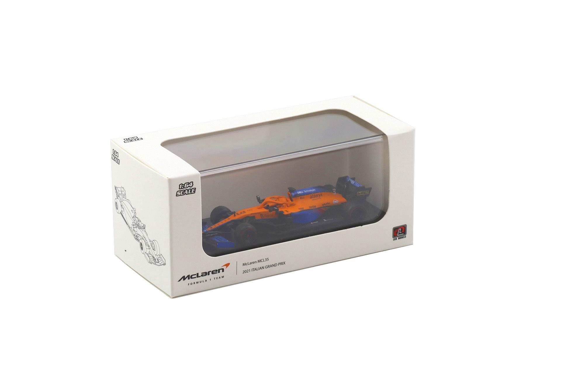 1:64 LCD Models F1 McLaren MCL35 Italian GP 2021 Lando Norris LCD64030-OR