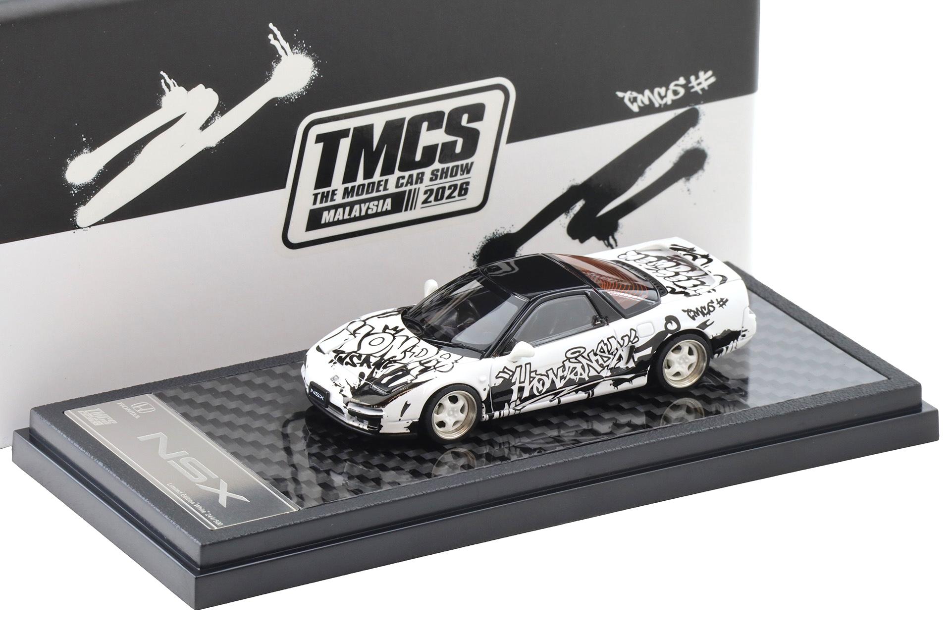 1:64 LCD-Models Honda NSX-NA1 MK1 white TMCS 2026 Malaysia LCD64033-TMCS26