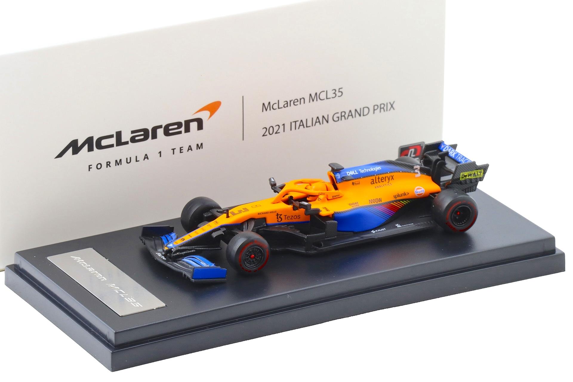 1:64 LCD Models F1 McLaren MCL35 Italian GP 2021 Lando Norris LCD64030-OR