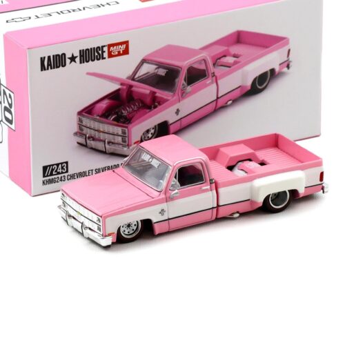 1:64 TSM Mini GT Kaido House Chevrolet Silverado Dually Vintage Spec V2 pink