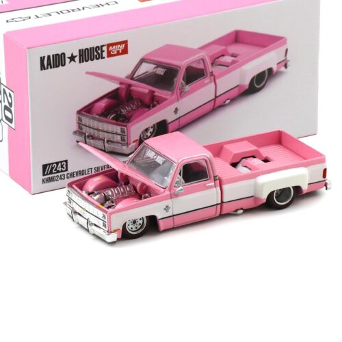 1:64 TSM Mini GT Kaido House Chevrolet Silverado Dually Vintage Spec V2 pink