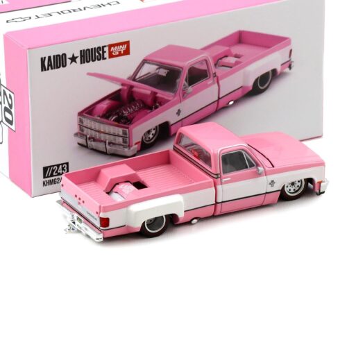 1:64 TSM Mini GT Kaido House Chevrolet Silverado Dually Vintage Spec V2 pink