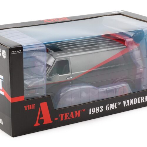 1:18 Greenlight 1983 GMC Vandura THE A-TEAM Van Bus black/ grey/ red