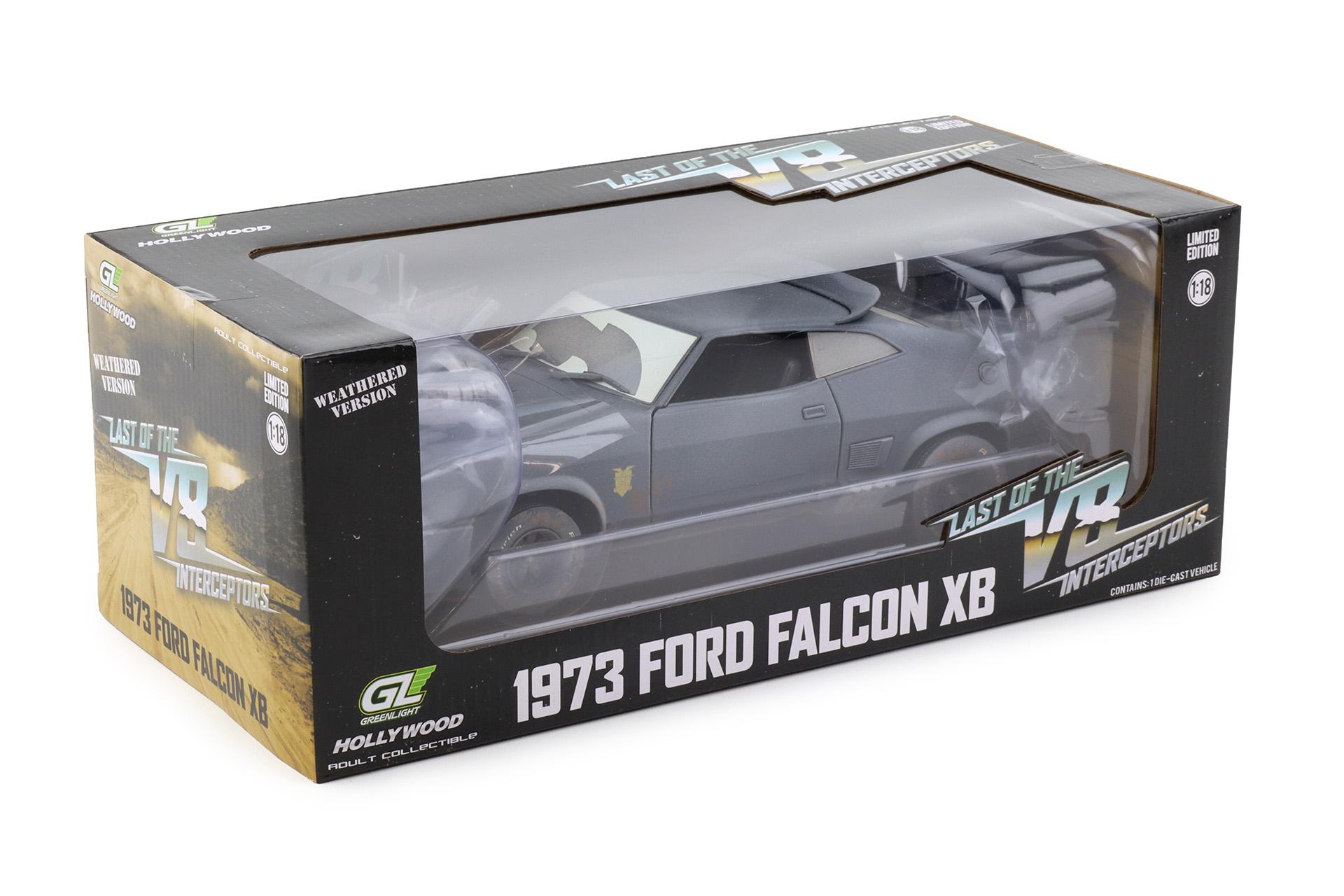 1:18 Greenlight 1973 Ford Falcon XB Last of the V8 Intercopters Weathered black