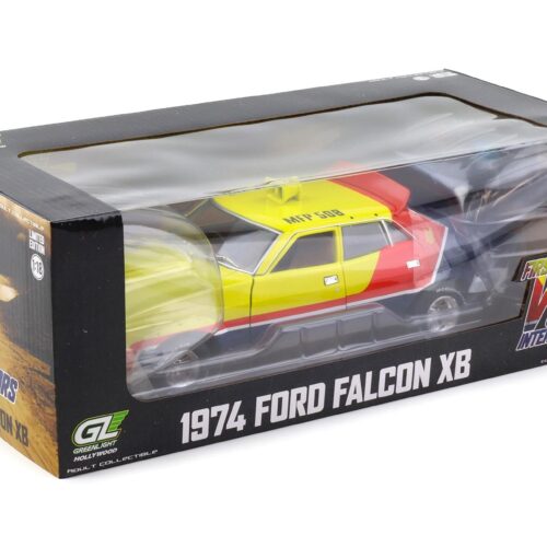 1:18 Greenlight Ford Falcon XB V8 Intercopter 1974 Police Car MAD MAX yellow/ red/ blue