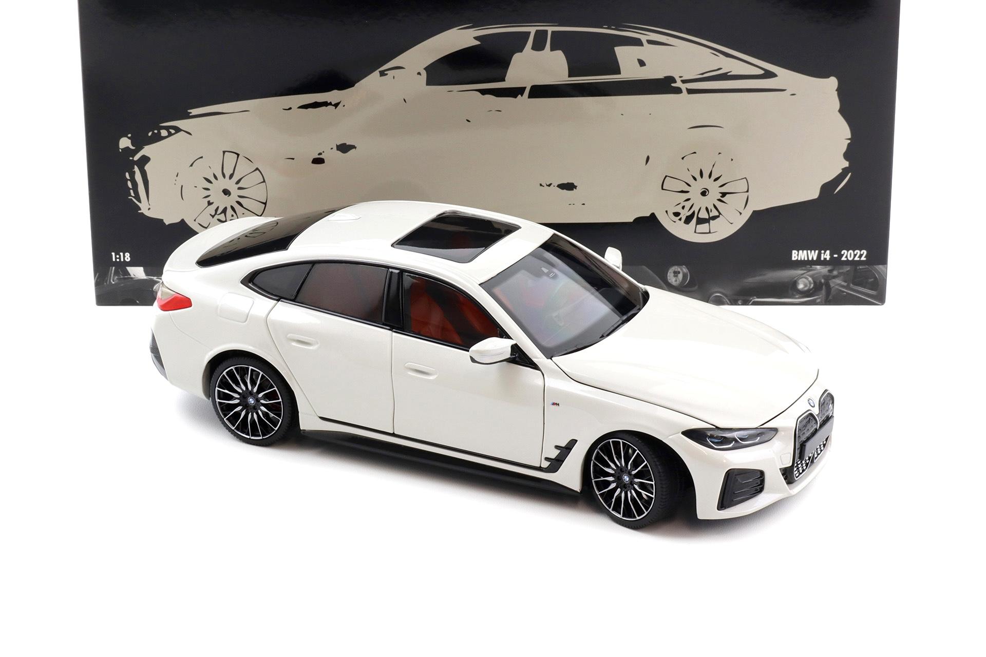 1:18 Minichamps BMW i4 M50 G26 Limousine 2022 white metallic