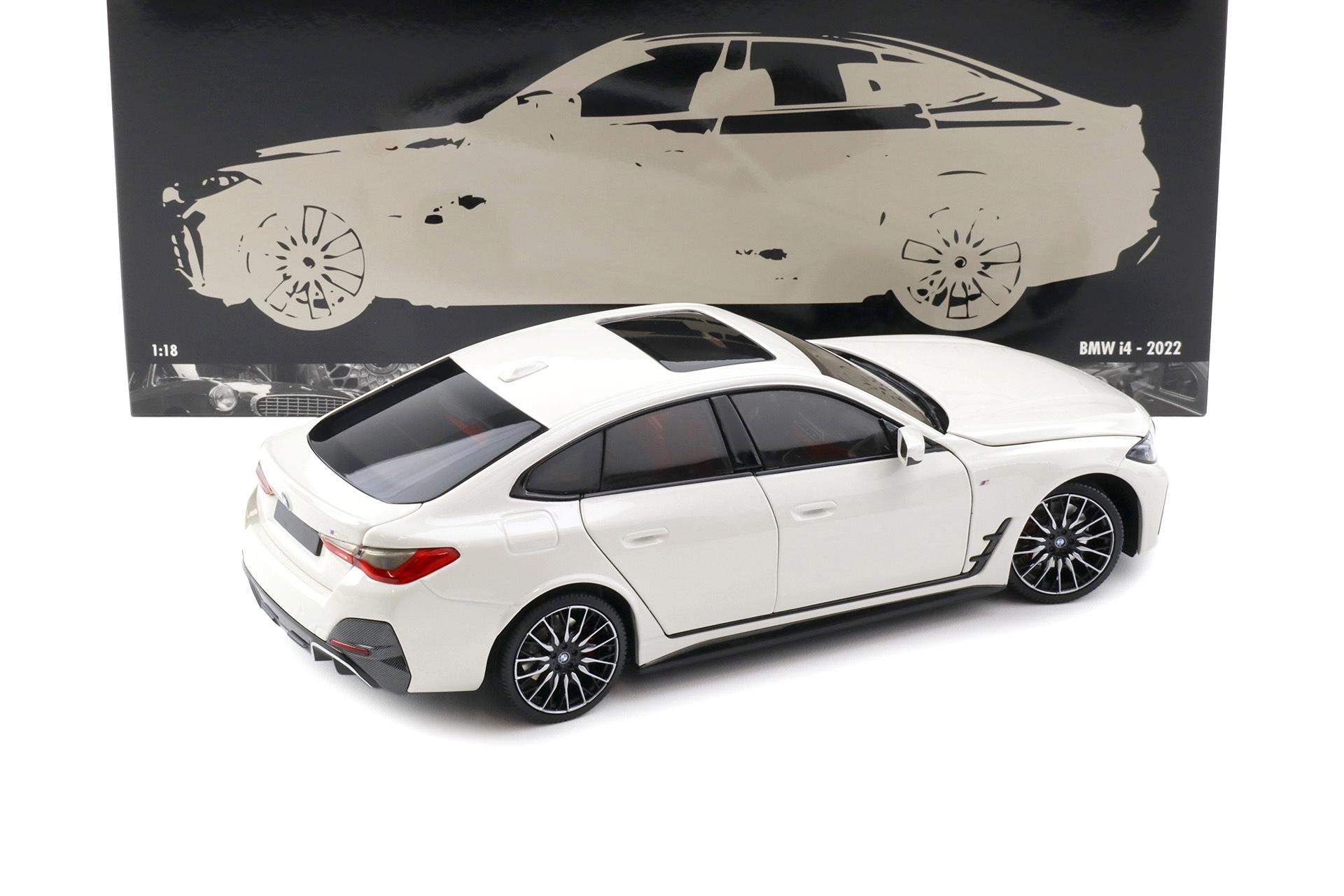 1:18 Minichamps BMW i4 M50 G26 Limousine 2022 white metallic