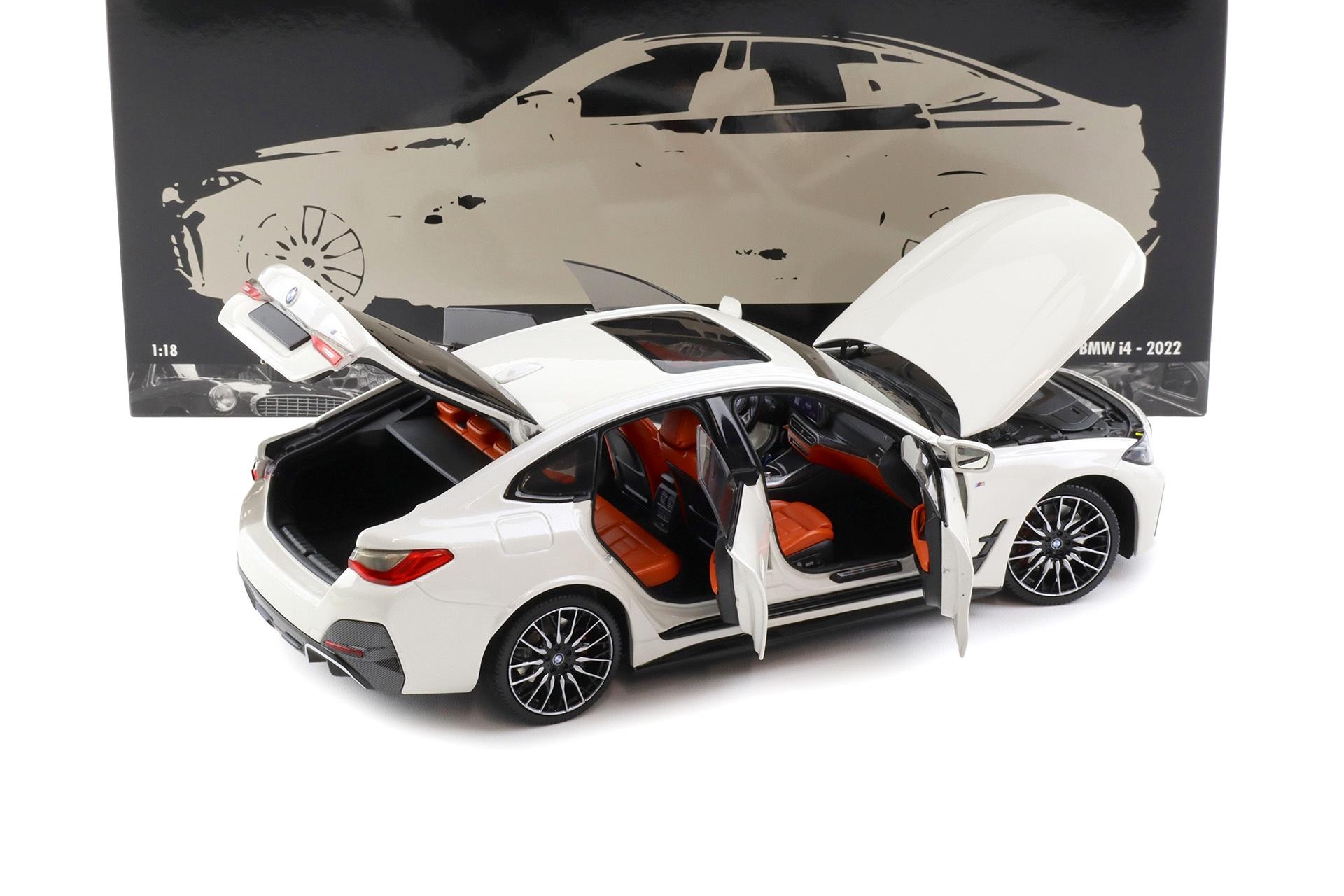 1:18 Minichamps BMW i4 M50 G26 Limousine 2022 white metallic