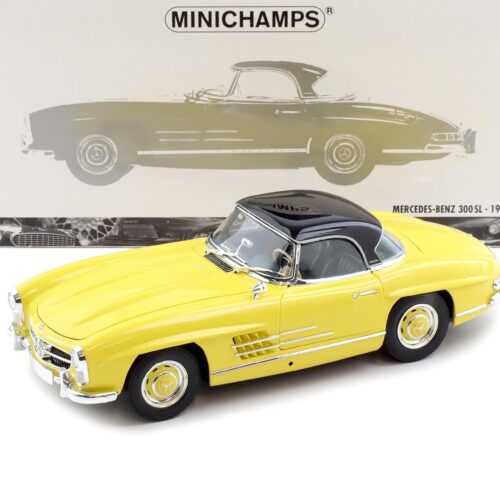 1:18 Minichamps Mercedes 300SL Roadster (W198 II) yellow with Hardtop 1957