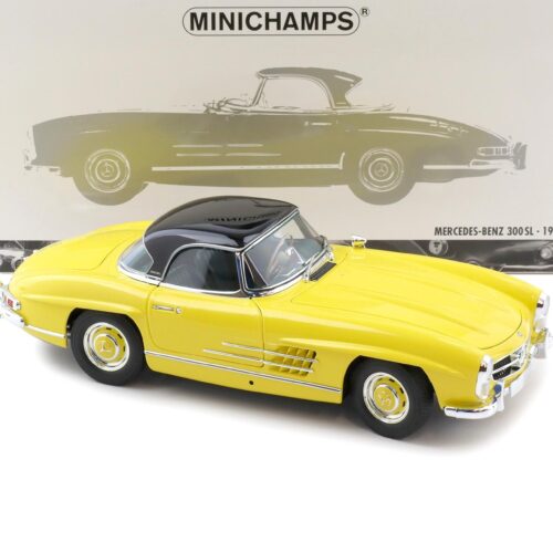 1:18 Minichamps Mercedes 300SL Roadster (W198 II) yellow with Hardtop 1957