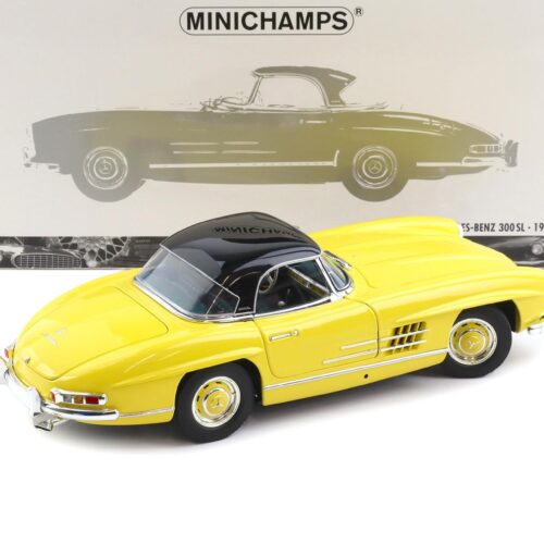 1:18 Minichamps Mercedes 300SL Roadster (W198 II) yellow with Hardtop 1957