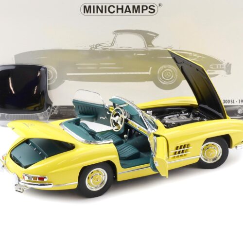 1:18 Minichamps Mercedes 300SL Roadster (W198 II) yellow with Hardtop 1957