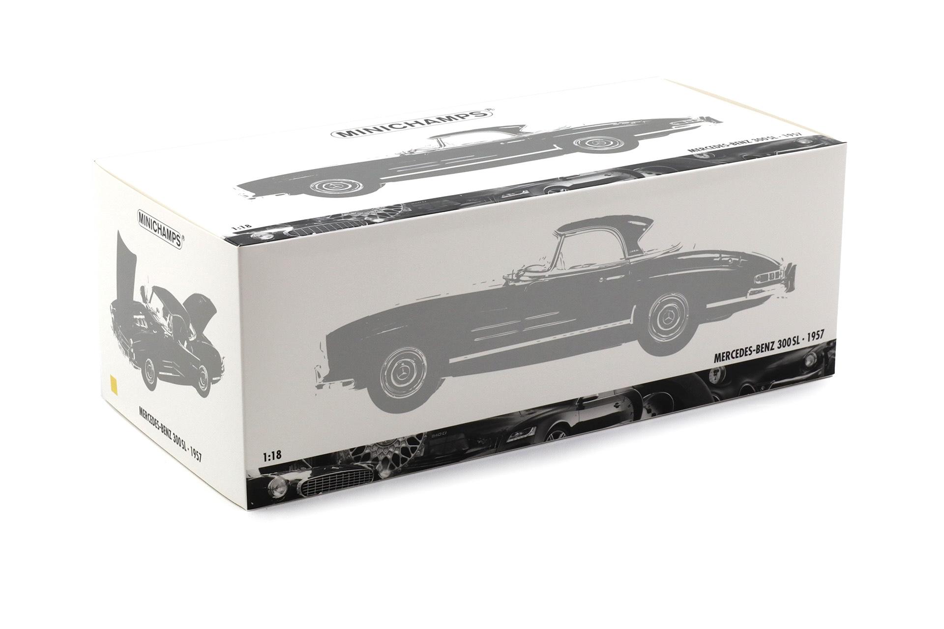 1:18 Minichamps Mercedes 300SL Roadster (W198 II) yellow with Hardtop 1957