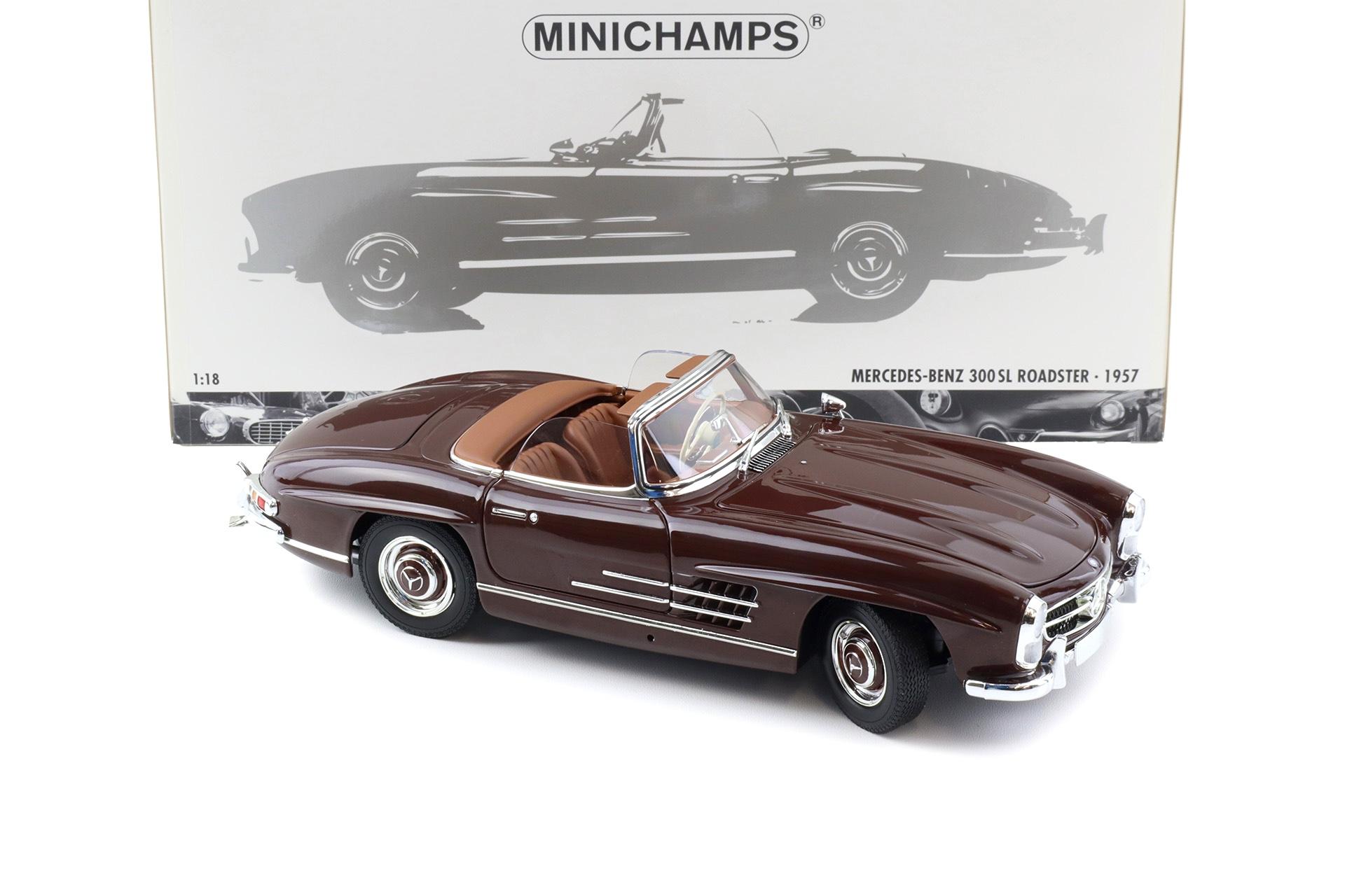 1:18 Minichamps Mercedes 300SL Roadster W198 dark red 1957