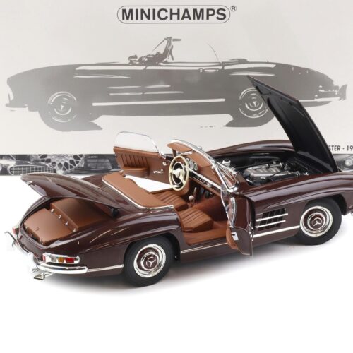 1:18 Minichamps Mercedes 300SL Roadster W198 dark red 1957