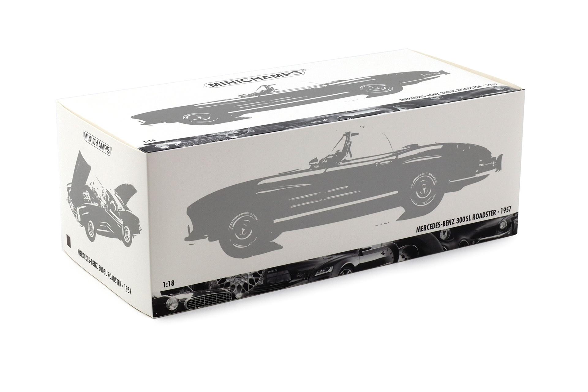 1:18 Minichamps Mercedes 300SL Roadster W198 dark red 1957