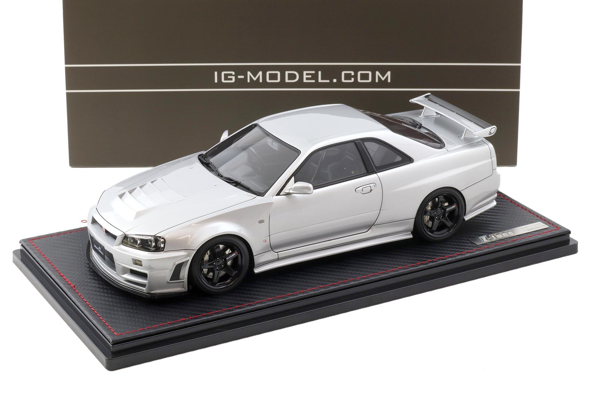 1:18 Ignition Model Nissan GT-R R34 Z-Tune Prototype silver metallic