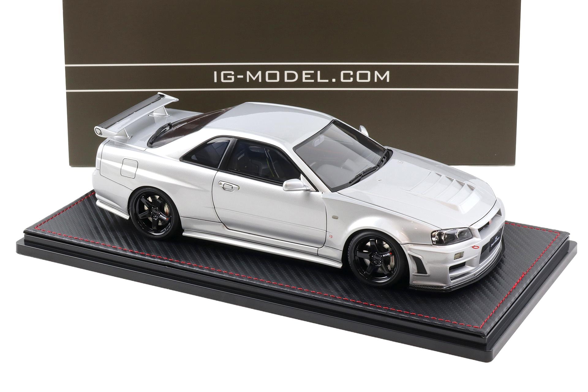 1:18 Ignition Model Nissan GT-R R34 Z-Tune Prototype silver metallic
