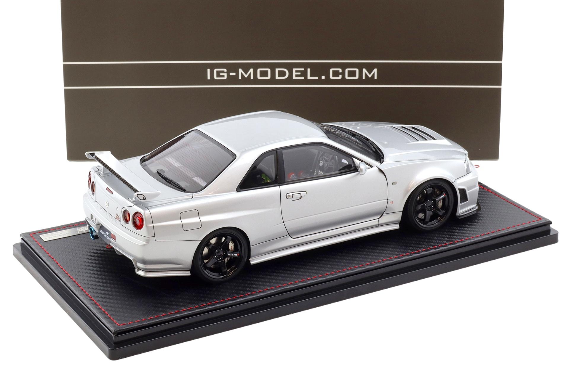 1:18 Ignition Model Nissan GT-R R34 Z-Tune Prototype silver metallic