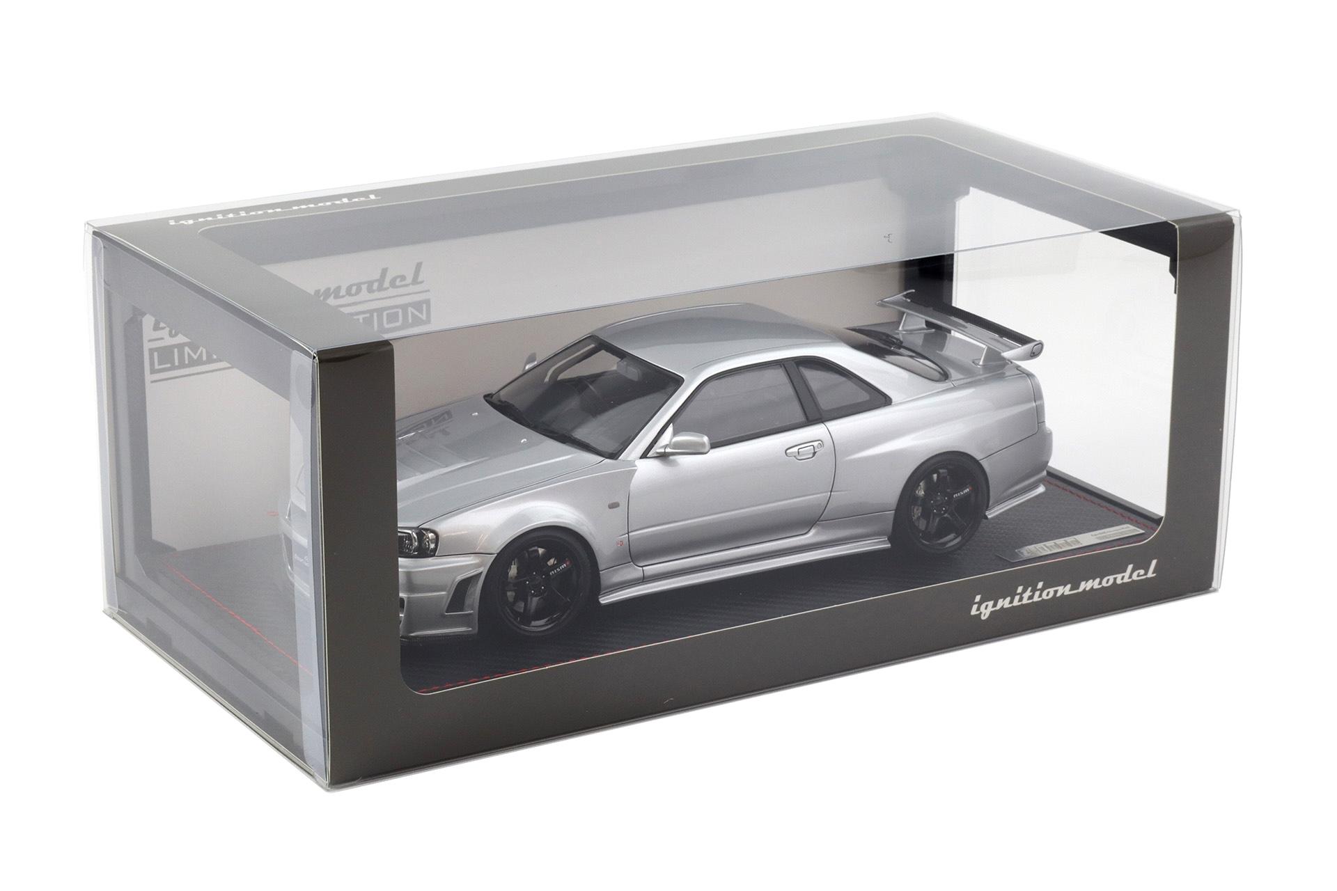 1:18 Ignition Model Nissan GT-R R34 Z-Tune Prototype silver metallic