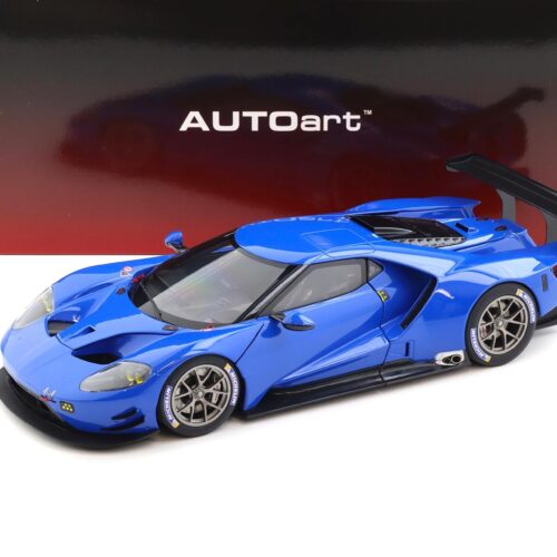 1:18 AUTOart Ford GT LM Le Mans 2018 Plain Body Color Version blue